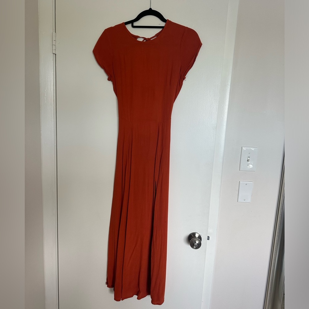 Orange dress